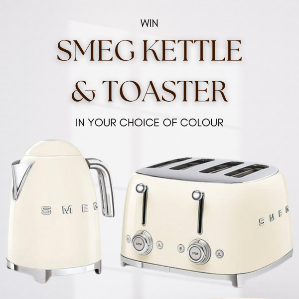 Win a Smeg Kettle & Toaster in your choice of colour!
